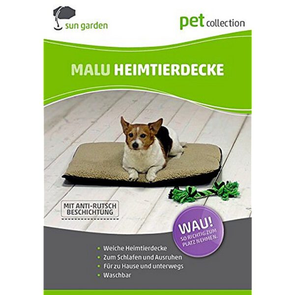 Sun Garden Malu Honden- en Kattenkleed 50x30x5 cm Grijs - Afbeelding 3