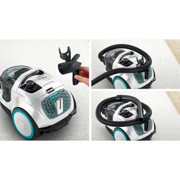 Bosch BGC21HYG1 ProHygienic Stofzuiger Zonder Zak 550W Wit/Zwart - Afbeelding 2