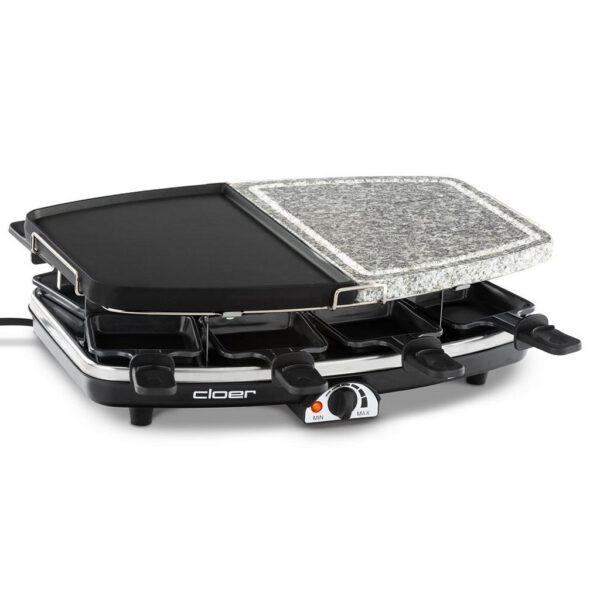 Cloer 6435 Raclettegrill met Natuursteen 1200W - Afbeelding 2