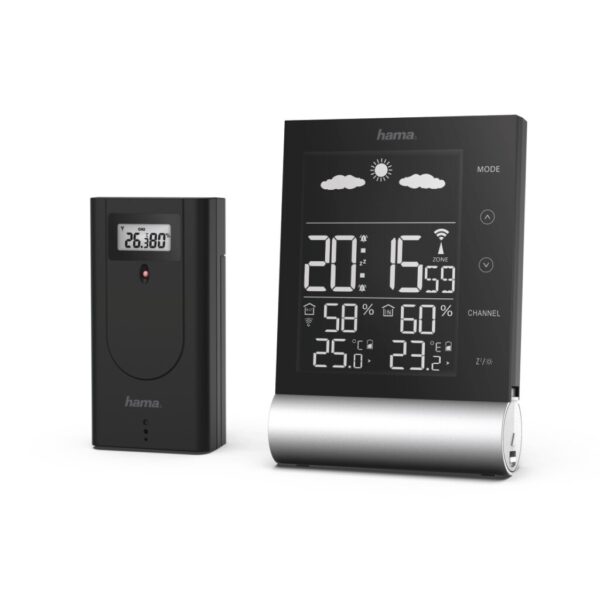 Hama Weerstation Black Line Zwart