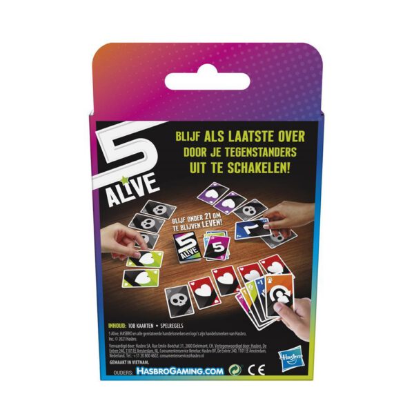 Hasbro Gaming 5 Alive Kaartspel - Afbeelding 3