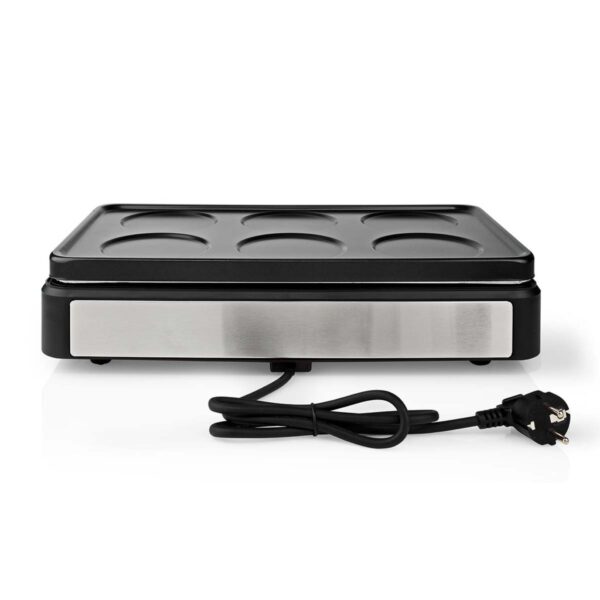 Nedis FCRA310FBK6 Party Wokset Grill 6 Personen Spatel Temperatuurinstelling Anti-aanbak Laag Rechthoek - Afbeelding 4