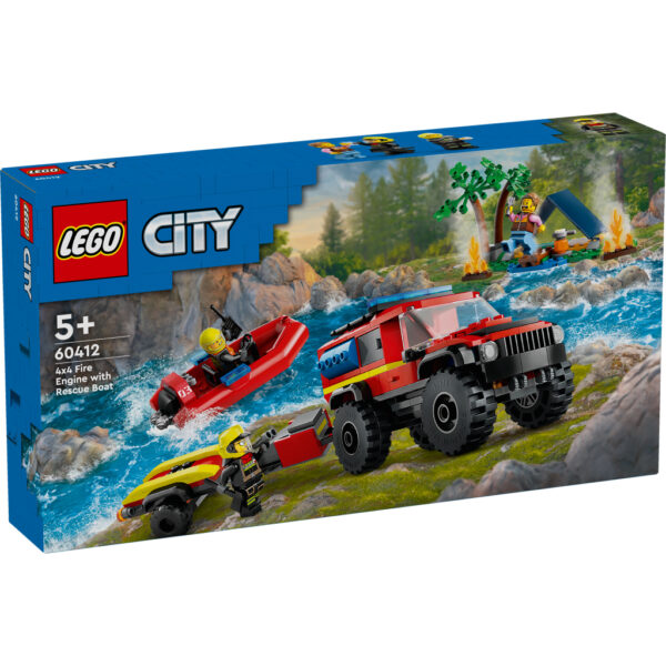 Lego City 60412 Brandweerauto met Reddingsboot - Afbeelding 6