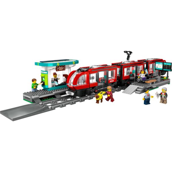 Lego City 60423 Treinen Stadstram en Station - Afbeelding 2