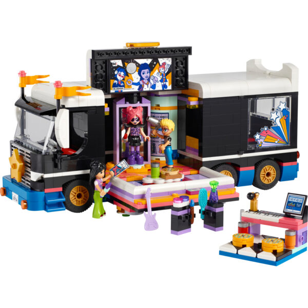 Lego Friends 42619 Toerbus van Popster - Afbeelding 2