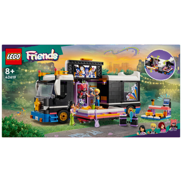 Lego Friends 42619 Toerbus van Popster - Afbeelding 5