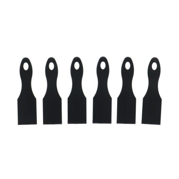 Metaltex Gourmetspatels 14 cm 6 Stuks Zwart/Nylon - Afbeelding 4