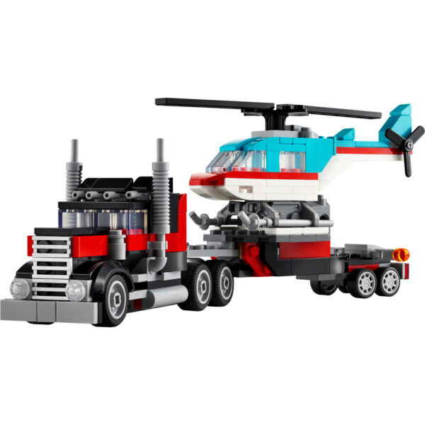 Lego Creator 31146 3in1 Flatbed Truck With Helicopter - Afbeelding 2