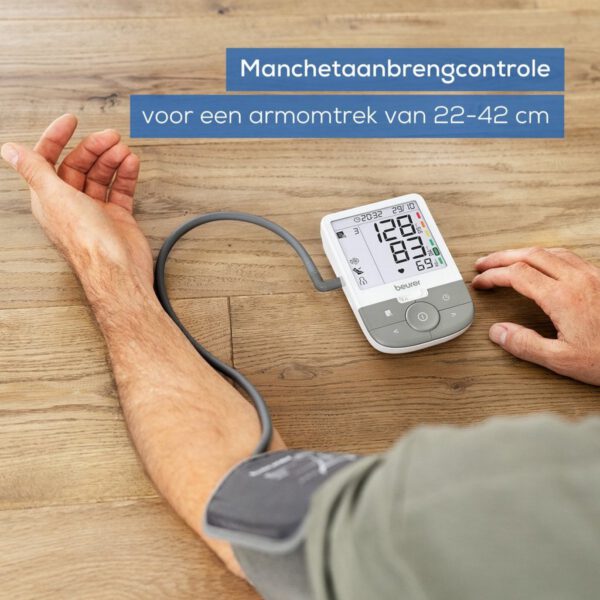 Beurer BM53 Bloeddrukmeter met AFIB Detectie Wit/Grijs - Afbeelding 4