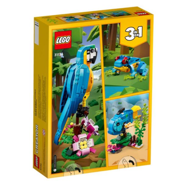 Lego Creator 31136 3in1 Exotische Papegaai - Afbeelding 6