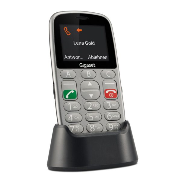 Gigaset GL390 Senioren GSM Grijs - Afbeelding 2