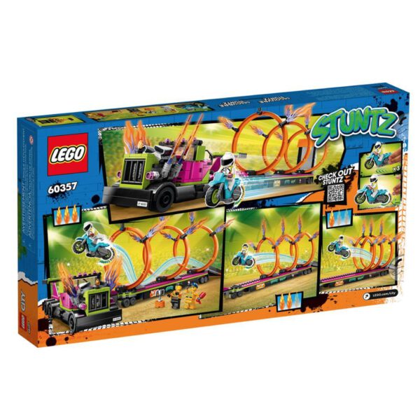 Lego City Stuntz 60357 Stunttruck en Ring of Fire Uitdaging - Afbeelding 2