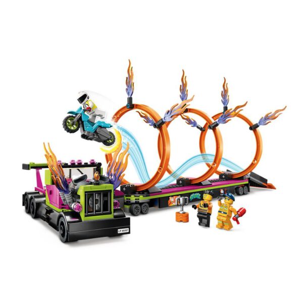 Lego City Stuntz 60357 Stunttruck en Ring of Fire Uitdaging - Afbeelding 4