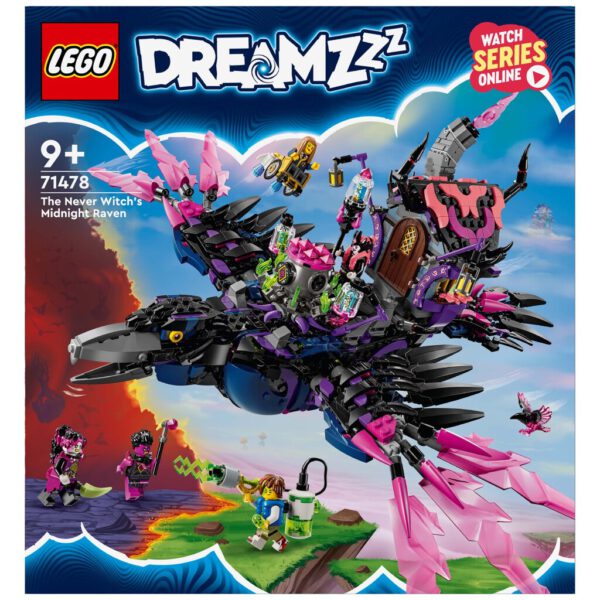 Lego Dreamzzz 71478 Never Witch's Midnight Raven - Afbeelding 6