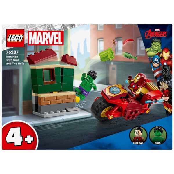 Lego Super Heroes 76287 Marvel Iron Man With Bike - Afbeelding 6