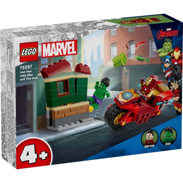 Lego Super Heroes 76287 Marvel Iron Man With Bike - Afbeelding 7