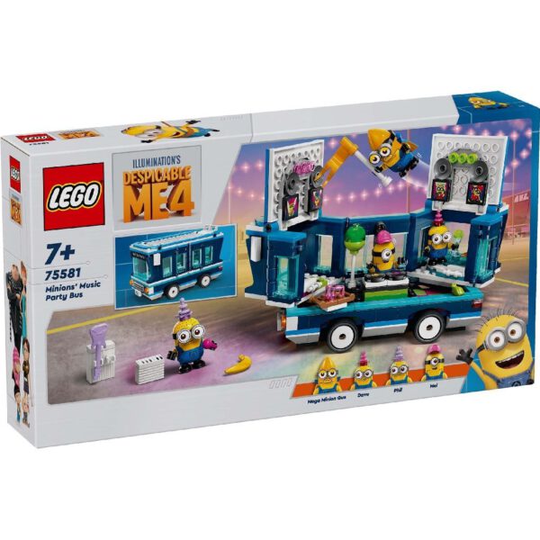 Lego Minions 75581 Muzikale Feestbus van Minions - Afbeelding 3