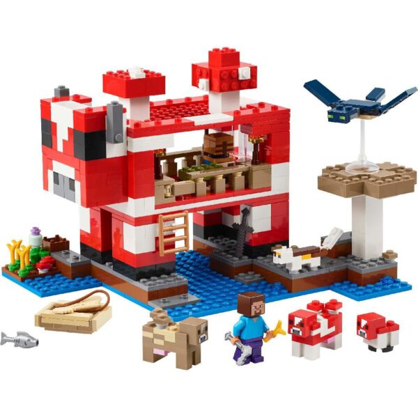 Lego Minecraft 21270 Het Mooshroom Huis - Afbeelding 2