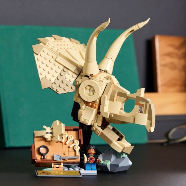 Lego Jurassic World 76969 Dinosaurusfossielen Triceratops Schedel - Afbeelding 3